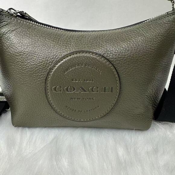Coach Dempsey Shoulder Crossbody Bag with Patch In Silver/Surplus C2829 NWT - Picture 2 of 12